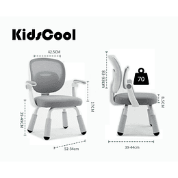 Retiro Express - Silla Escritorio Ergonomica Infantil Gris - Preventa 16 de Marzo