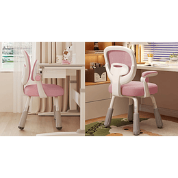 Retiro Express - Silla Escritorio Ergonomica Infantil Rosada - Preventa 16 de Marzo