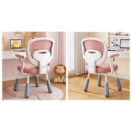 Retiro Express - Silla Escritorio Ergonomica Infantil Rosada - Preventa 16 de Marzo
