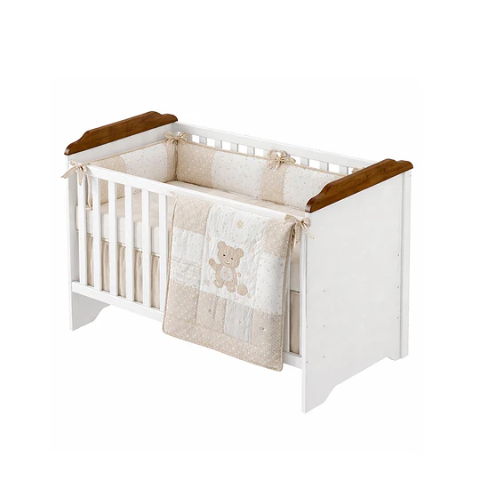 Cuna Blanco Café Mel 3 Funciones