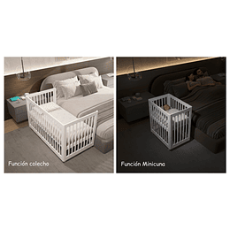 Cuna Antirreflujo 3 en 1 Lion Blanca Kidscool - Preventa 16 de Abril