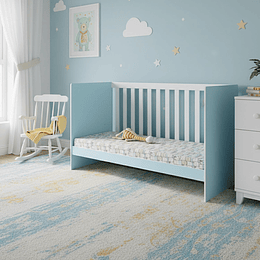 Cuna New 3 Funciones Celeste 