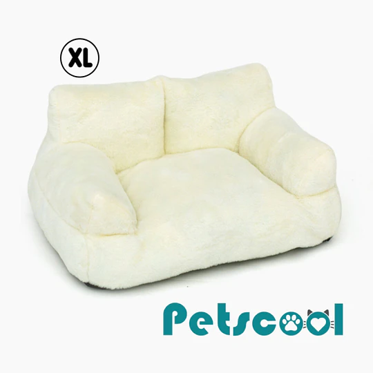 Cama Sofá Relajante Mascotas PetsCool XL Beige Lavable y Ortopédica 