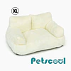 Cama Sofá Relajante Mascotas PetsCool XL Beige Lavable y Ortopédica 