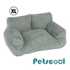 Cama Sofá Relajante Mascotas PetsCool XL Gris Lavable y Ortopédica 