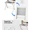 Escritorio Plegable Home Office Gris Be Design Sin Armado