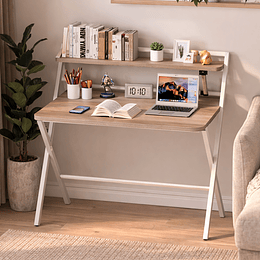 Escritorio Plegable Home Office Gris Be Design Sin Armado