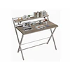 Escritorio Plegable Home Office Gris Be Design Sin Armado