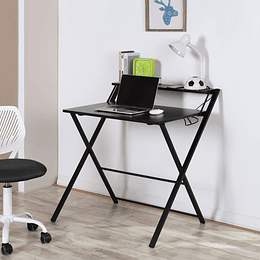 Escritorio Plegable Home Office Negro Be Design Sin Armado
