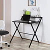 Escritorio Plegable Home Office Negro 
