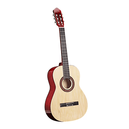Guitarra Acústica Clásica Kidscool 39” Blanca Ideal Principiantes y Niños Funda