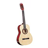 Guitarra Acústica Clásica Kidscool 39” Blanca Ideal Principiantes y Niños Funda