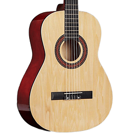 Guitarra Acústica Clásica Kidscool 39” Blanca Ideal Principiantes y Niños Funda