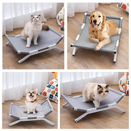 Cama Elevada PetsCool para Perros y Gatos / Oxford 600D Impermeable