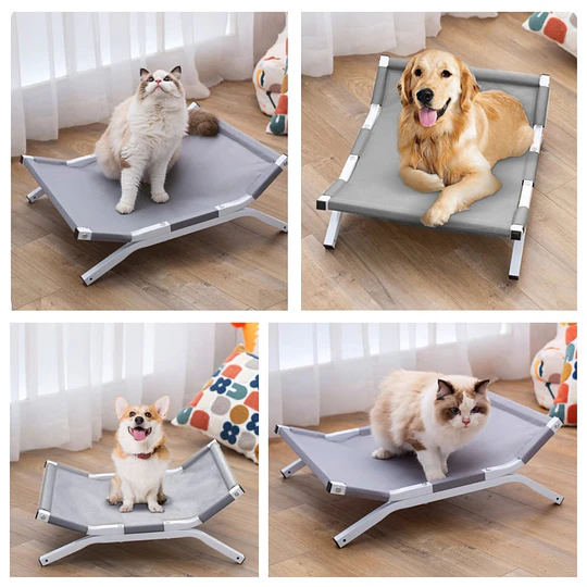 Cama Elevada PetsCool para Perros y Gatos / Oxford 600D Impermeable