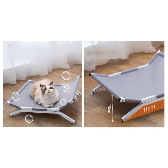 Cama Elevada PetsCool para Perros y Gatos / Oxford 600D Impermeable