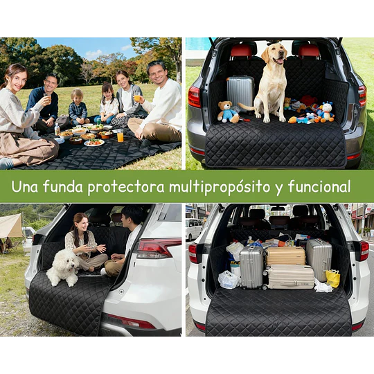 Funda Protectora Universal Auto/SUV/Camioneta Petscool Impermeable Negro