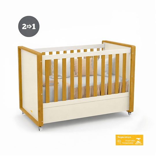 Retiro Express - Cuna Tutto 2 Funciones Beige Caramelo