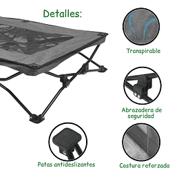 Cama Elevada Plegable para Perro Talla L PetsCool Soporta 90 kg