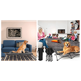 Cama Elevada Plegable para Perro Talla L PetsCool Soporta 90 kg