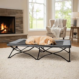 Cama Elevada Plegable para Perro Talla L PetsCool Soporta 90 kg