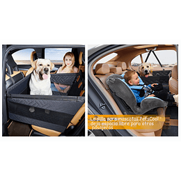 Silla de Auto para Perro PetsCool negra- S- M Impermeable