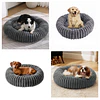Cama Nido Donut Mascotas M PetsCool Gris 60 cm Antiansiedad Perro Gato