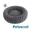 Cama Nido Donut Mascotas S PetsCool Gris 50 cm Antiansiedad Perro Gato