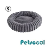  Cama Nido Donut Mascotas S PetsCool Gris 50 cm Antiansiedad Perro Gato