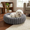  Cama Nido Donut Mascotas S PetsCool Gris 50 cm Antiansiedad Perro Gato
