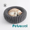  Cama Nido Donut Mascotas S PetsCool Gris 50 cm Antiansiedad Perro Gato