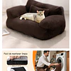 Cama Sofá Antiestrés Perro Gato M Cafe Lavable PetsCool 
