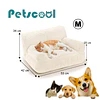 Cama Sofá Antiestrés Perro Gato M Beige Lavable PetsCool 