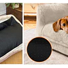Cama Sofá Antiestrés Perro Gato M Beige Lavable PetsCool 
