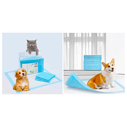 Sabanillas para Perros 60x60 cm PetsCool 50 Unidades 6 Capas Ultra Absorbentes