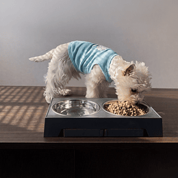Comedero Elevado Ajustable PetsCool 5 Alturas Plato Anti-voracidad                                                       