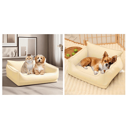 Sofa Impermeable para Mascotas Beige