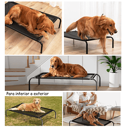 Cama Elevada Perros Grandes PetsCool Talla L Soporta 40kg