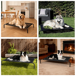 Cama Elevada Perros Grandes PetsCool Talla L Soporta 40kg