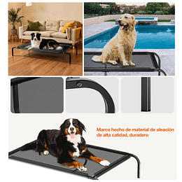 Cama Elevada Perros  PetsCool Talla M 92X60 cm Soporta 30kg