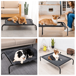 Cama Elevada Perros  PetsCool Talla M 92X60 cm Soporta 30kg