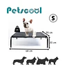 Cama Elevada Mascotas PetsCool Talla S 68x55 cm Soporta Perro Gato 15kg