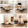 Cama Elevada Mascotas PetsCool Talla S 68x55 cm Soporta Perro Gato 15kg