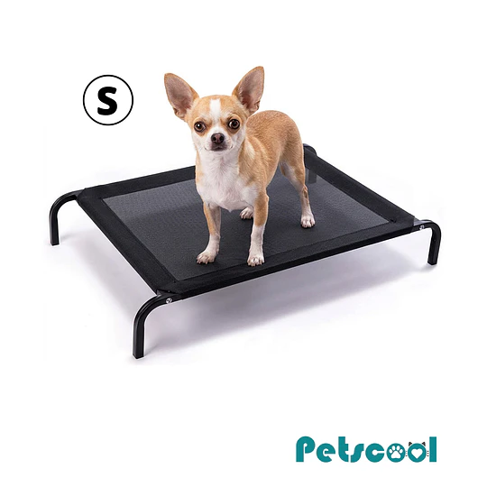 Cama Elevada Mascotas PetsCool Talla S 68x55 cm Soporta Perro Gato 15kg