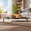 Cama Elevada Mascotas PetsCool Talla S 68x55 cm Soporta Perro Gato 15kg
