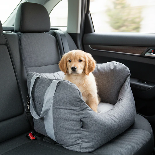 Bolso Porta Mascota 3 en 1 PetsCool Gris - Silla Auto y Cama