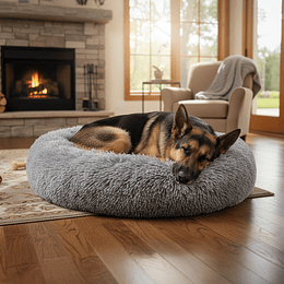 Cama Nido Relajante para Mascotas XL PetsCool Gris 80 cm Antiansiedad