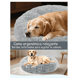 Cama Nido Relajante para Mascotas XL PetsCool Gris 80 cm Antiansiedad