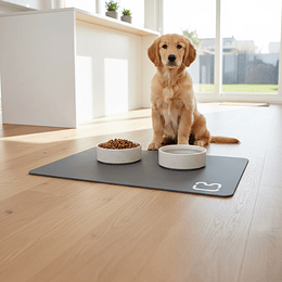 Alfombra Multifunción Impermeable Antideslizante PetsCool Gris- Secado Rápido y Extra Absorbente
