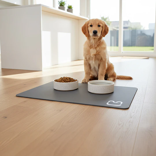 Alfombra Multifunción Impermeable Antideslizante PetsCool Gris- Secado Rápido y Extra Absorbente
